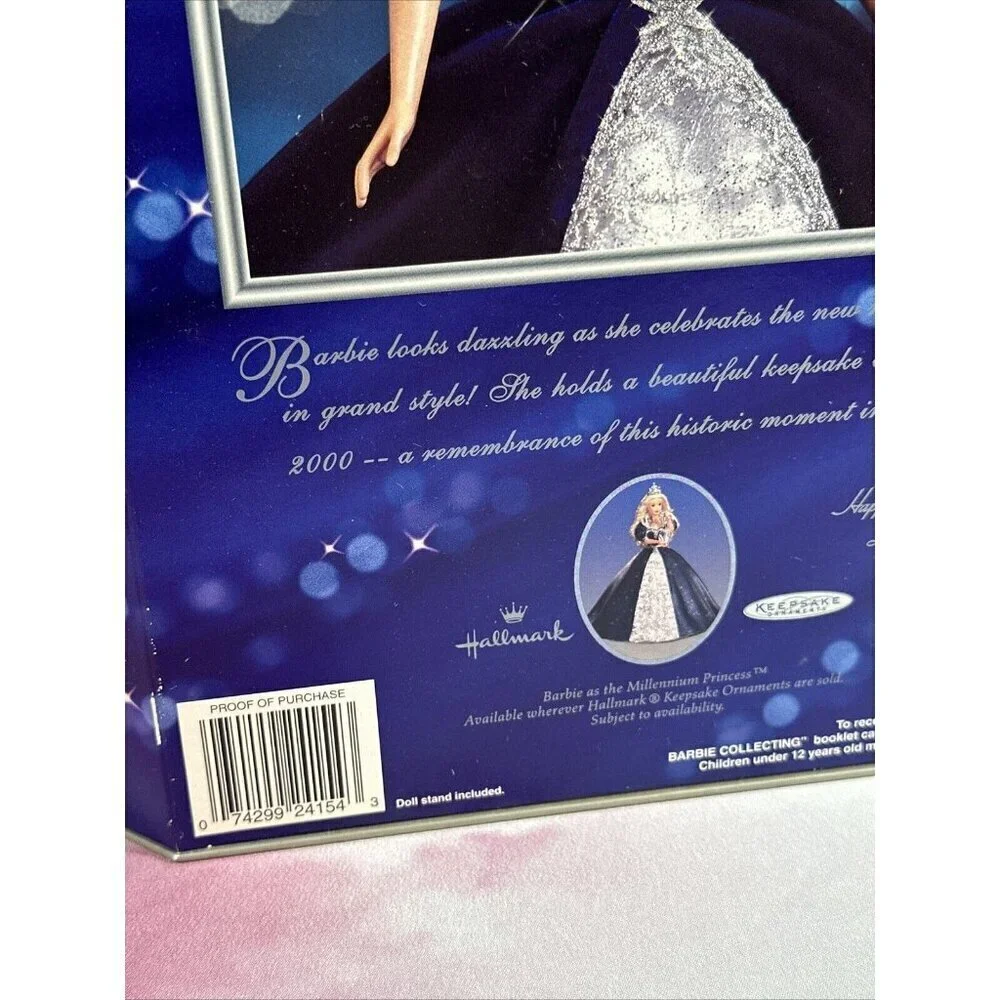 Barbie 2000 Millennium Princess Blue Dress #24154 Vintage 1999 